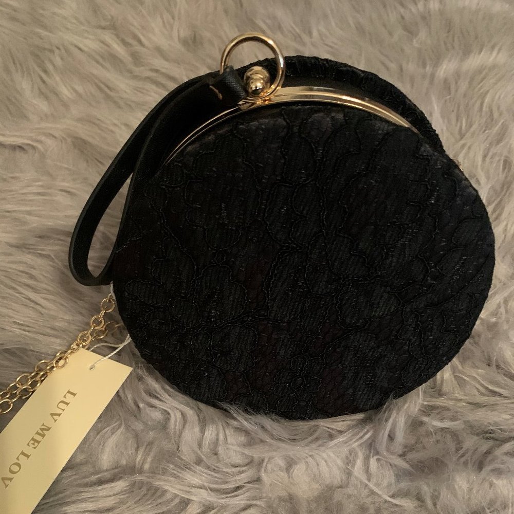 New Black Lace Wristlet